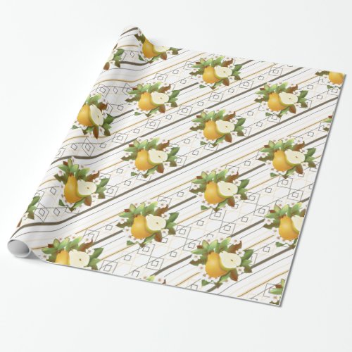 Pears Fruit Wrapping Paper