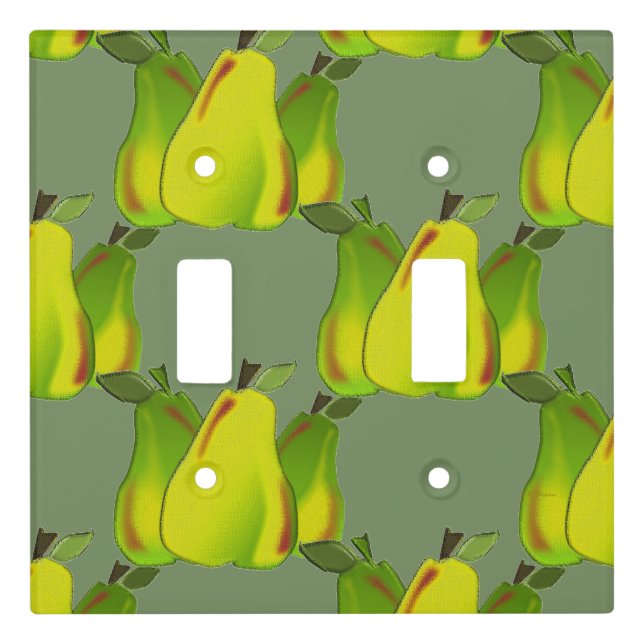 PEARS Kitchen Fruit Fruits Light Switch Cover (Front)