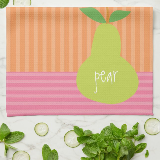 Pears Microfiber Kitchen Towels (Folded)