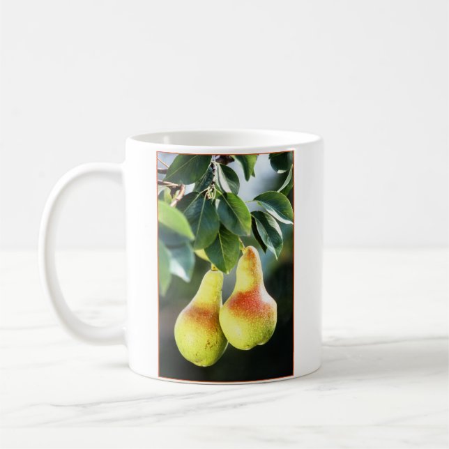 Pears on a Tree Photograph Coffee Mug (Left)
