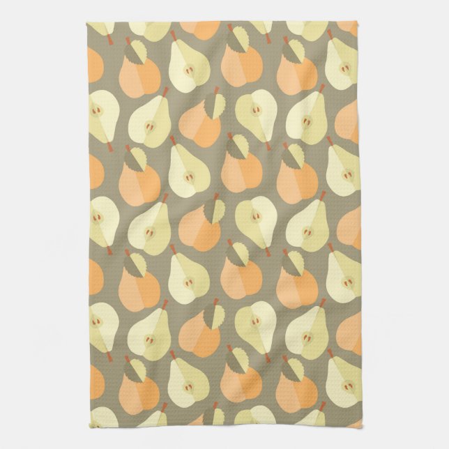 Pears on Parade Kitchen Towel (Vertical)
