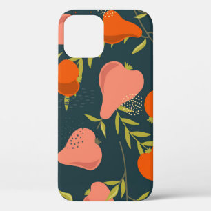 Pears Overlap: Colorful Vintage Wallpaper iPhone 12 Case