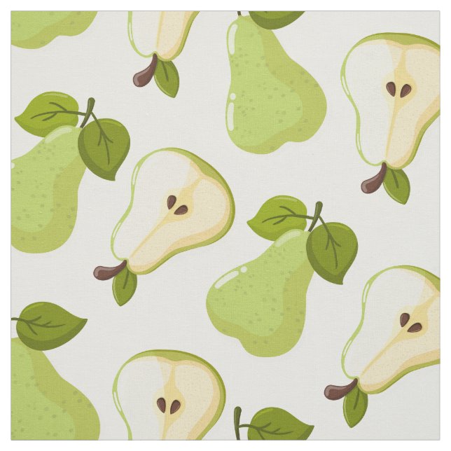 Pears pattern fabric (Swatch)