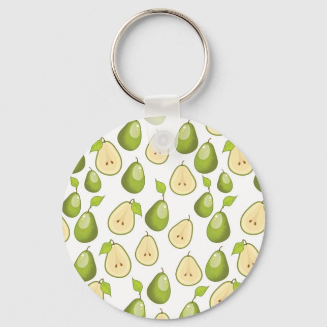Pears Pattern Keychain (Front)