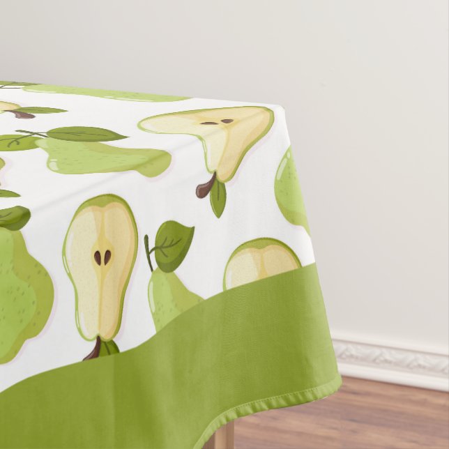 Pears pattern tablecloth (In Situ)
