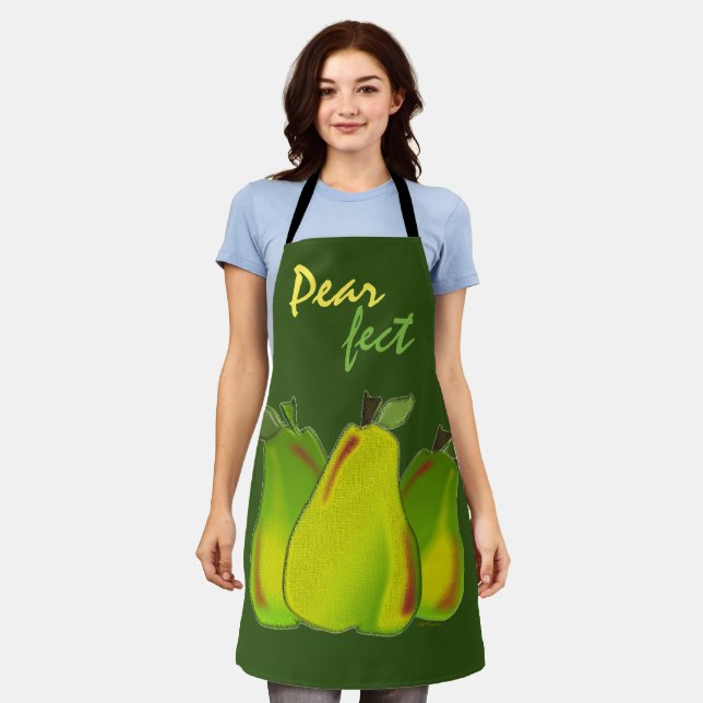 PEARS Perfect Hand drawn art Apron (Worn)