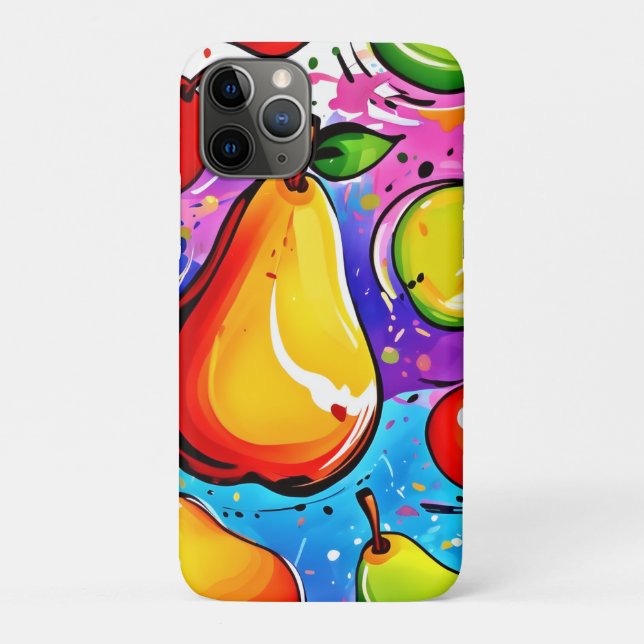Pears Pop Art Case-Mate iPhone Case (Back)