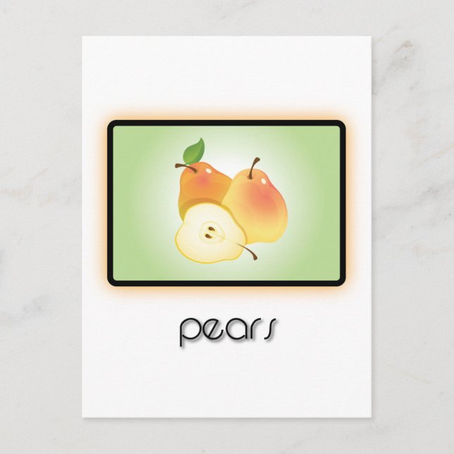 Pears Postcard (Front)