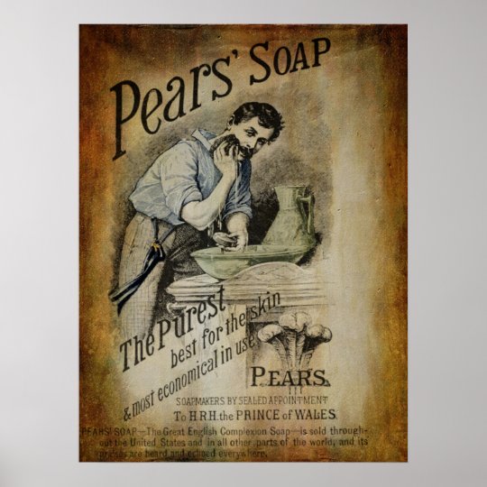 Pears Soap Advertisement 2 Poster