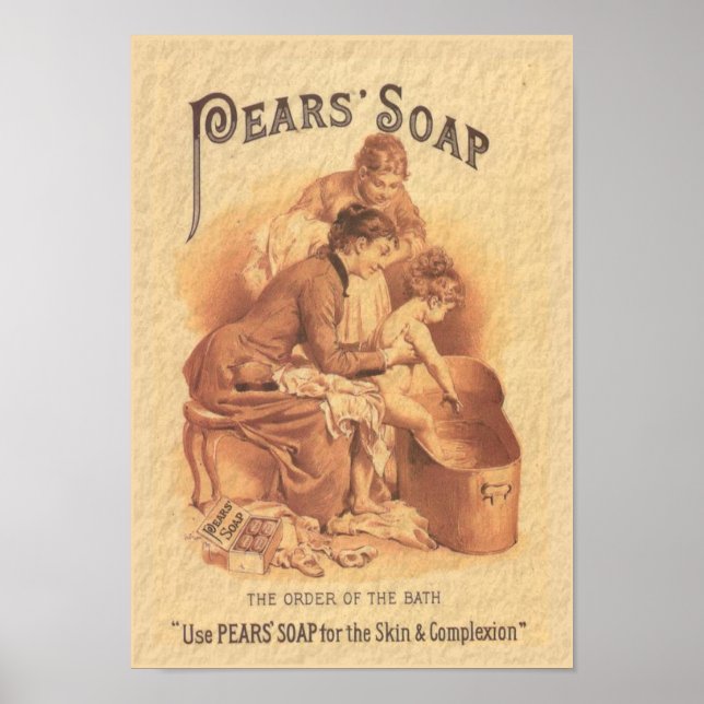 Pears Soap Bathing the Child Poster (Front)