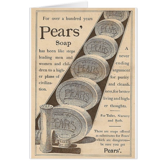Pears' Soap Cards (Front)