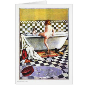 Pears Soap Child Bathing Cards