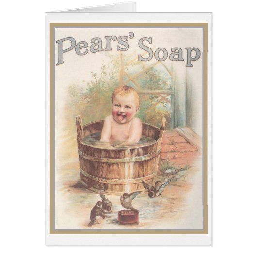 Pears Sopa Baby Ad Cards (Front)