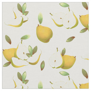 Pears Tropical Fruit Fabric