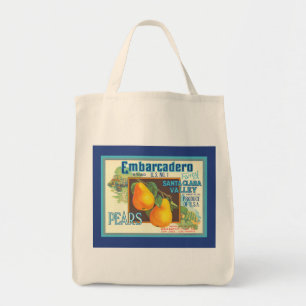 Pears Vintage Fruit Crate Art Tote Bag