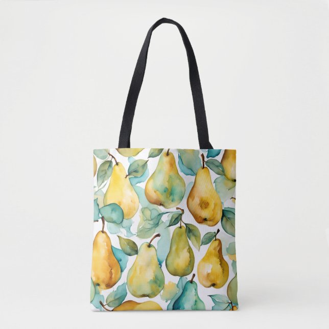 Pears Watercolor Art  Tote Bag (Front)