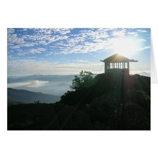 Pearsoll Peak FIre Lookout Oregon Cards (Front Horizontal)