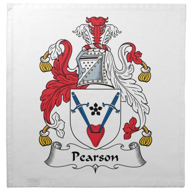 Pearson Family Crest Napkin (Front)