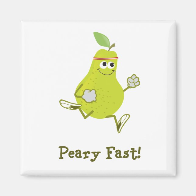 Peary Fast! Magnet (Front)