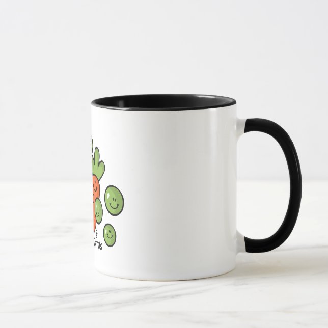 Peas And Carrots Mug (Right)