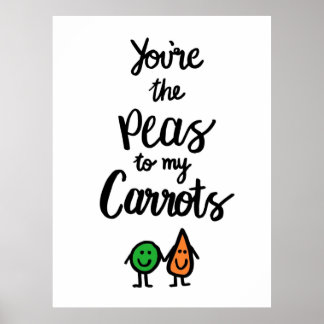 Peas and Carrots Poster