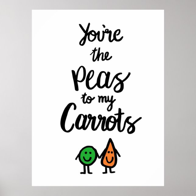 Peas and Carrots Poster (Front)
