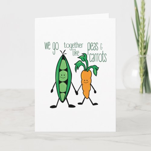 Peas  Carrots Card