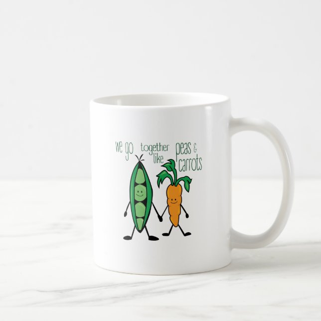 Peas & Carrots Coffee Mug (Right)