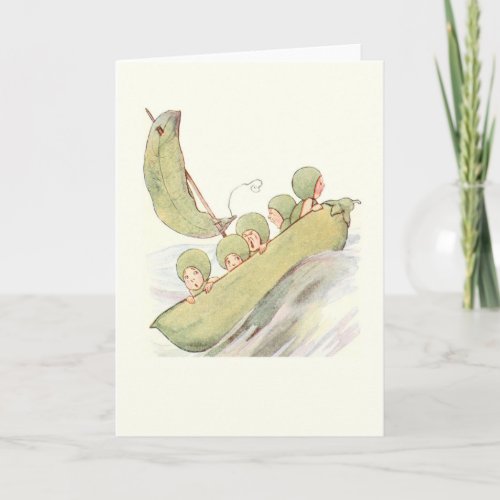 Peas in a Pod Blank Notecard