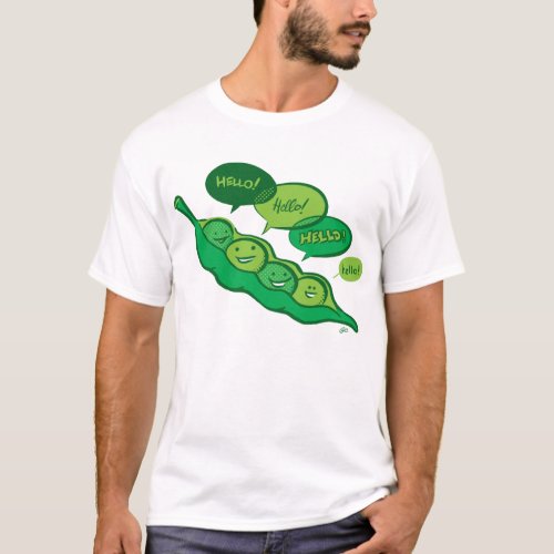 Peas in a Pod Hello Shirt