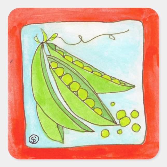 peas in a pod sticker (Front)