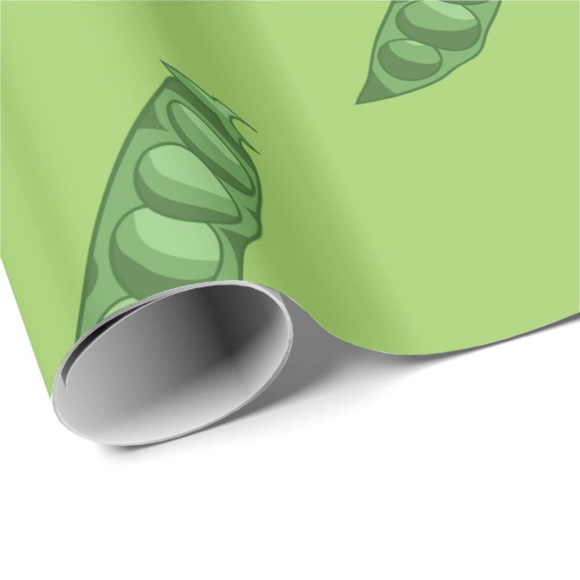 Peas in a pod wrapping paper (Roll Corner)