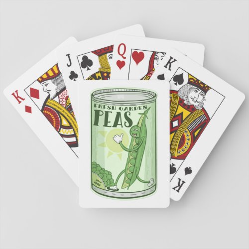 Peas in a tin poker cards