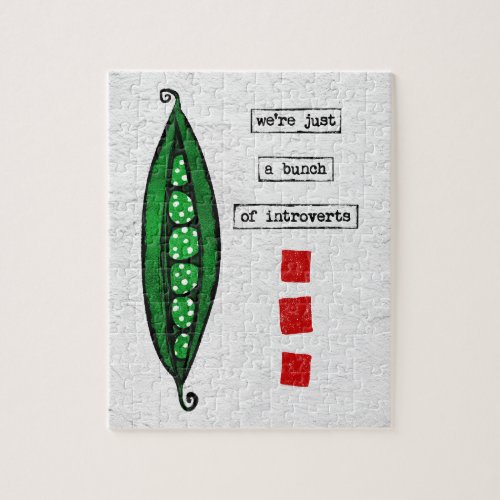 Peas Jigsaw Puzzle _ Funny Vegetable _ Introverts