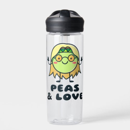 Peas  Love Water Bottle