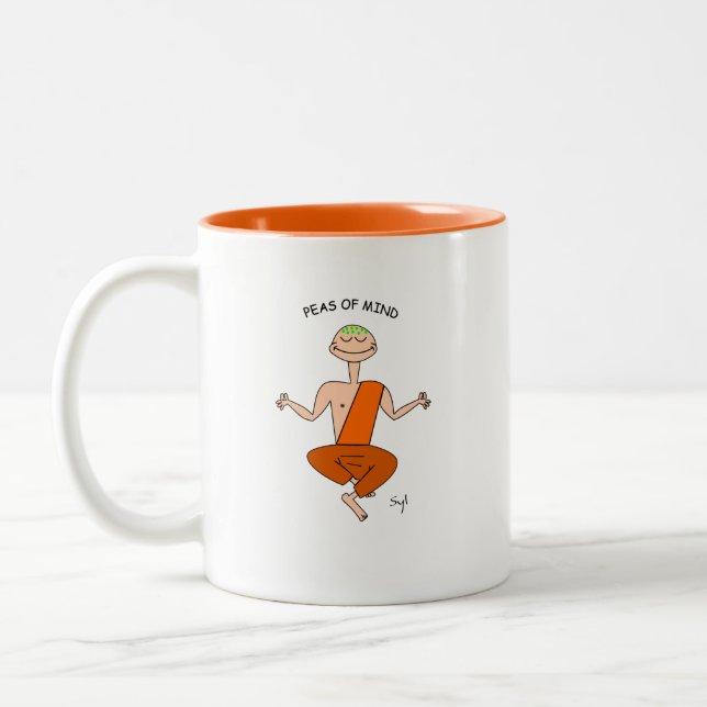 Peas of Mind Mug (Left)