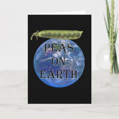 Peas on Earth Holiday Card