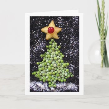 "peas On Earth" Holiday Card by nharveyart at Zazzle