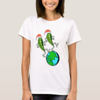 Peas on Earth Holiday T-shirt