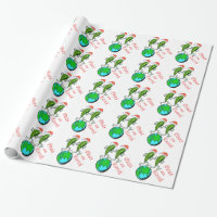 Peas on Earth Holiday Wrapping Paper