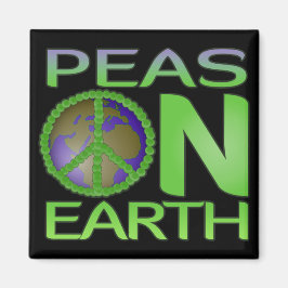 Peas on Earth Magnet