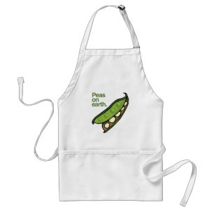 PEAS ON EARTH -.png Adult Apron
