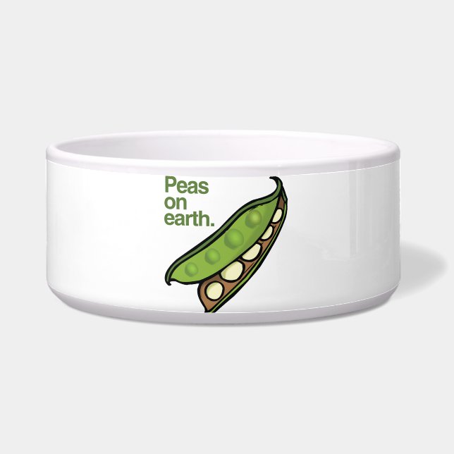 PEAS ON EARTH -.png Bowl (Front)