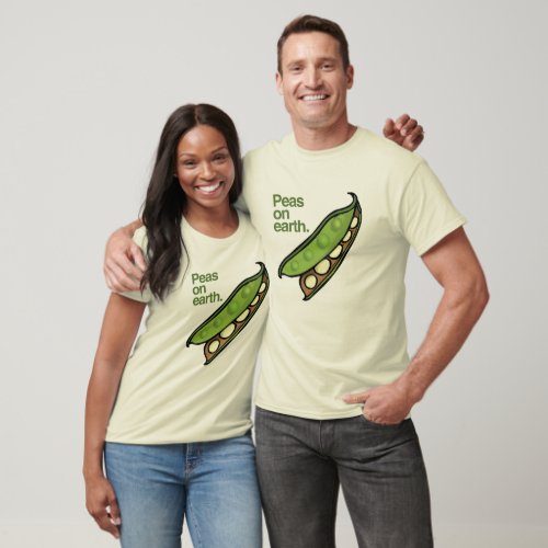 PEAS ON EARTH _png T_Shirt
