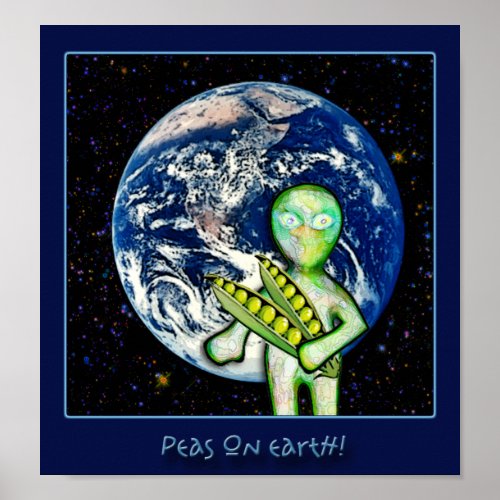 Peas On Earth Poster
