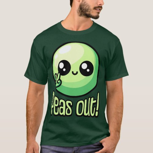Peas Out Cute Pea Pun T_Shirt