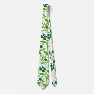 Peas pattern 01.bw neck tie