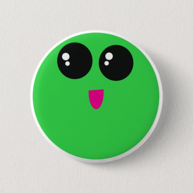 peas pinback button (Front)