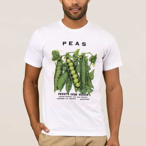 Peas Seed Packet Label T_Shirt
