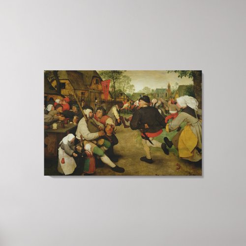 Peasant Dance  1568 Canvas Print